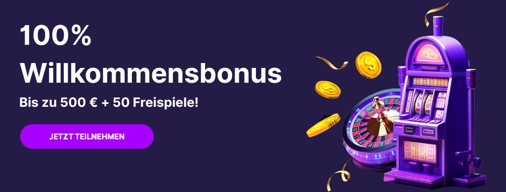 Willkommensbonus mit Freispielen.