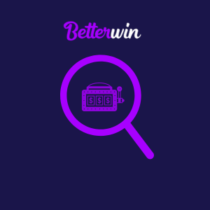 Betterwin Lupe mit Spielautomaten.